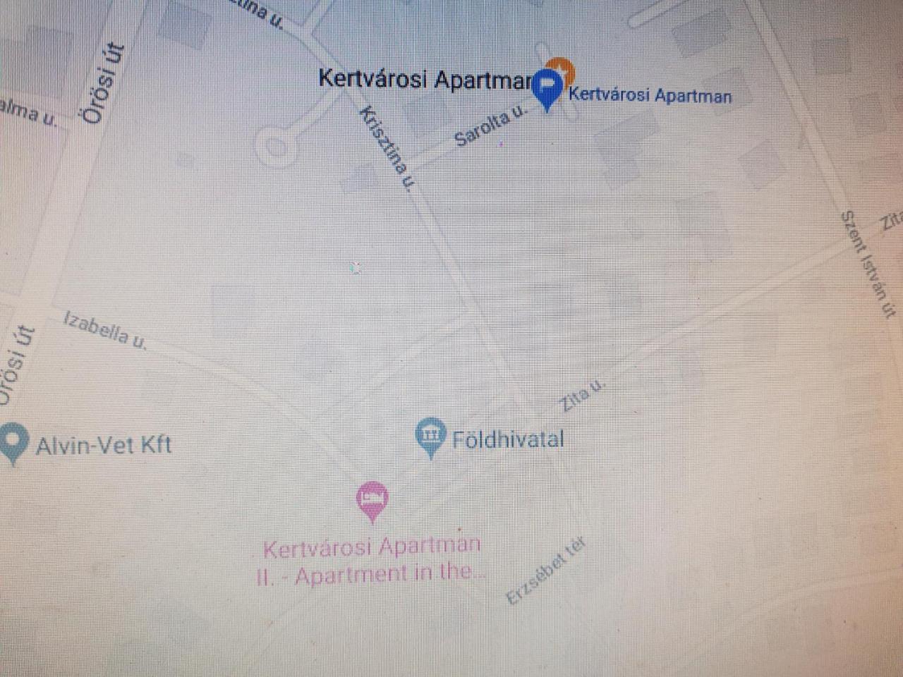 Kertvarosi Apartman II Tiszaujvaros Exterior photo